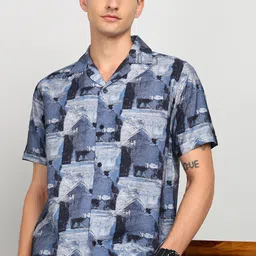 killer Men Slim Fit Printed Casual Shirt image 1