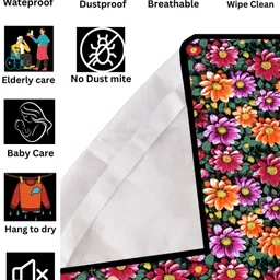 guru ishma Elastic Strap King Size Waterproof Mattress Cover image 4