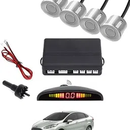 aarsh store Universal 4 Silver Reverse Parking Sensor-AF25A996 Universal 4 Silver Reverse Parking Sensor-AF25A996 Parking Sensor-picture-31