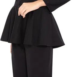 hautemoda Women Tunic and Trouser Set Solid Suit image 3