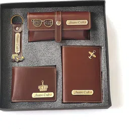 thrworldofgifts Men Casual Brown Artificial Leather Wallet-picture-11