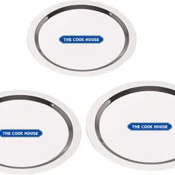 the cook house Stainless Steel Lid Set for Kitchen Utensils | Round Steel Ciba/Lid for Pot/Tope 7.6 inch, 8.2 inch, 9 inch Lid Set-picture-14