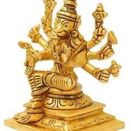 he products Varahi Amman 8 Handed Brass Statue Decorative Showpiece-6 cm image 2