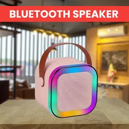 GUGGU W12 (PORTABLE WIRELESS BLUETOOTH SPEAKER) Dynamic Thunder Sound & RGB LightI302 10 W Bluetooth Laptop/Desktop Speaker-picture-41