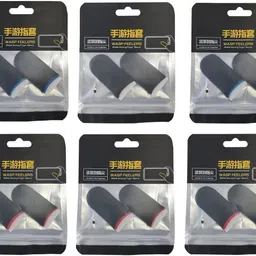 jape Mobile Phone Gaming Anti-Sweat Breathable Hand| 06 Pair mix colour Finger Sleeve-picture-18