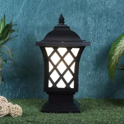 Shynara Black Aluminium Gate Light | B22 holder | without Bulb | Eliante by Jainsons Lights image 1