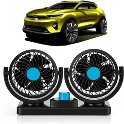 gadzooks Car Fan 12V 360 Head 2 Speed Quiet Strong for All Auto Vehicles-GDZ0234 Car Interior Fan-picture-15