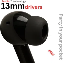 hectic Wireless Earbuds Headphone With Premium Quality Music Calling Bluetooth Headset image 5