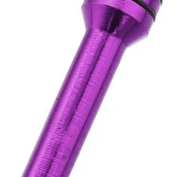 auto mt 4PC PURPLE Aluminum Alloy Car Door Lock Pin Decor Auto Accessory for Universal Car Flywheel image 2