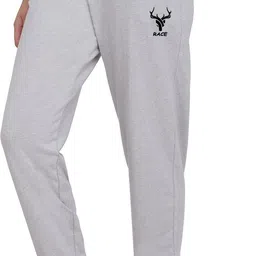 clothina Women Solid Grey Track Pants image 2