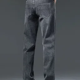 leriya fashion Men Regular Mid Rise Grey Jeans image 2