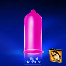 rakshak Pink Colored Lubricated Condoms Men Condom image 5