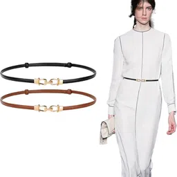 zorbes Women Casual Multicolor Genuine Leather Belt image 1