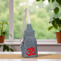 gau sudh Green Men & Women Shoulder Bag Hemp Super Fashion Chest and Shoulder Bag for Women & Men-picture-26