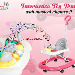 little funky Musical Activity Walker With Parent Rod image 3