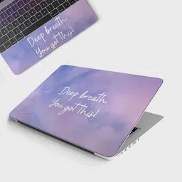 Yuckquee DEEP BREATH Full Body Vinyl Laptop Skin 17.3 Vinyl Laptop Decal 17.3-picture-12
