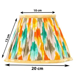lampenschirm india Premium Softback 20cm Empire Cottan Fabric Lampshade (Multi) image 2