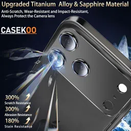 CASEKOO Camera Lens Protector for iPhone 17 Pro, iPhone 17 Pro Max image 3