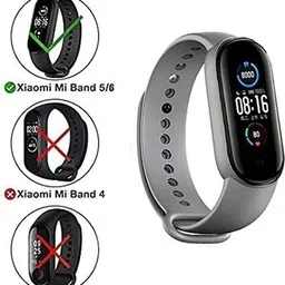 Asotai Strap Band for Xiaomi mi Band 5/ mi Band 6 Wristbands Replacement Silicone Strap Smart Band Strap image 2