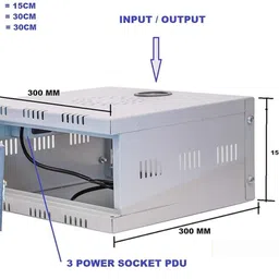 a to z CCTV Cabinet Box/DVR Rack Wall Mount with Lock/Server Rack with Power Socket Iron Wall Shelf-picture-19