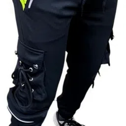 mindsart genz Men Striped Black Track Pants-picture-19