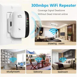 MARS wifi extender 300 Mbps High Speed dongle WiFi Range Extender WiFi Range Extender 2.4 GHz 300 Mbps Wifi Speed Single Band Internal Antenna Access Point Mode image 3