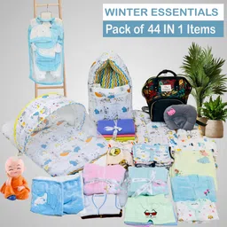 fareto 44 in 1 New Born Baby Complete Winter Items Combo(0-6 Months) image 2