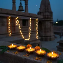 ecotwist Beautiful Traditional Diya Candle | Premium Soya Wax | Scented Candle image 2