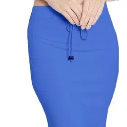 Chandan Tex Fab CTF-P-Royal Blue Lycra Blend Petticoat image 1