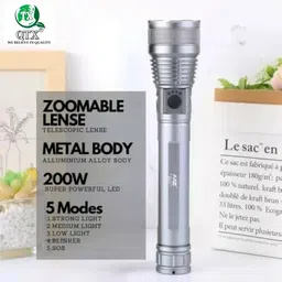 qtx OTX MZ M982 NEW BALCK AND SILVER METAL BODY TORCH Torch image 4