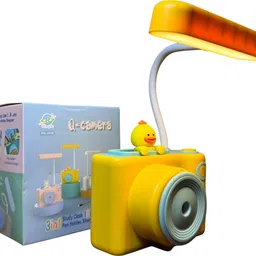 sai samrudh enterprises Cute Cartoon Camera-Shaped 3-in-1 LED Study Lamp image 2