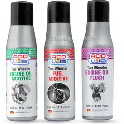 addlub Premium Quality Bike Engine Oil Additive, Flush and Fuel Additive 50ML Each Premium Quality Bike Engine Oil Additive, Engine Flush & Petrol Fuel Additive Oil Flush and Treatment-picture-11