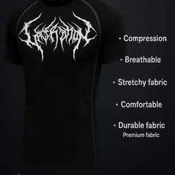 wayup Premium Compression T-Shirt for Men | Gym, Running, Training Sports Wear Men Compression image 4