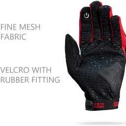 studds SMG 6 Full Finger Bike Riding Gloves with Touch Screen Sensitivity Riding Gloves Riding Gloves image 2