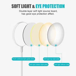 wengonvila Study lamp, Table Lamps, Desk Lamp, LED Desk Light with 3 Color Modes Study Lamp image 4