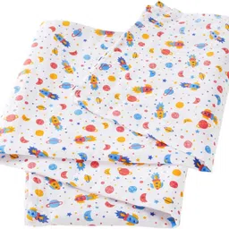 babywish Cartoon Single Swaddling Baby Blanket for AC Room image 1