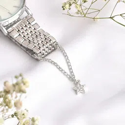 JOKER & WITCH Silver Toned & White Astral Rhinestone Watch Charm-picture-35