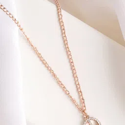 JOKER & WITCH Rose Gold-Plated Peace Charm Chain-picture-27