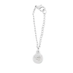 JOKER & WITCH Dainty Heart Rhinestone Silver-Toned Watch Charm image 5