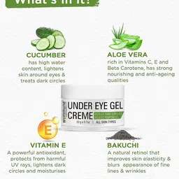 WOMMUNE Under Eye Gel Cream For Puffy Eyes - 20g image 3