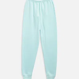 Kanvin Boys Pack Of 2 Turquoise Blue and White Thermal Bottoms image 4