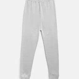 Kanvin Boys Pack Of 2 Charcoal & Grey Solid Thermal Bottoms image 3