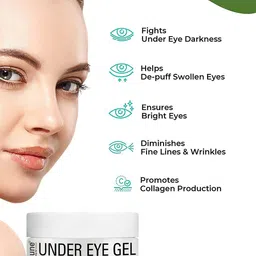 WOMMUNE Under Eye Gel Cream For Puffy Eyes - 20g image 5
