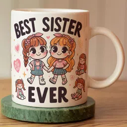 goldencity Perfect Gift for Lovely Sister, I Love My Sister, Best Sister Ever Sister130 Ceramic Coffee Mug-picture-22