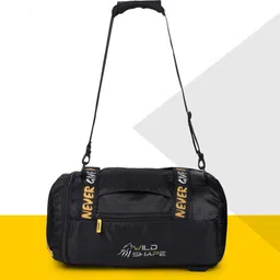 wild shape 40 L Gym Duffel Bag - Hybrid Edition - Black, Yellow image 3