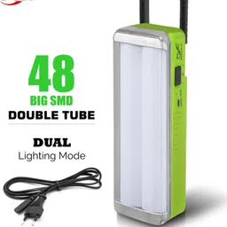 24 energy Hi-Bright 48 LED Tube Light with 2 Stage Lighting Mode Rechargeable Battery 6 hrs Flood Lamp Emergency Light-picture-27