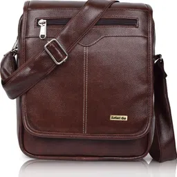 safari pro Brown Men Sling Bag Vegan Leather sling bag for men-picture-34