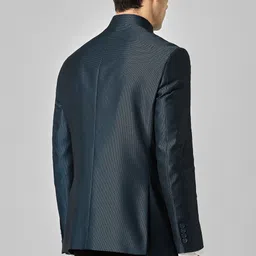 van heusen Men Solid Single Breasted Wedding Blazer image 2