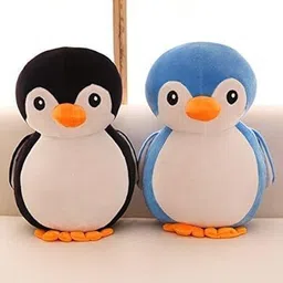 Cute Penguin Combo Blue & Black Soft Toy Penguin for Kids Combo Pack of 2 - 30 cm-image-33