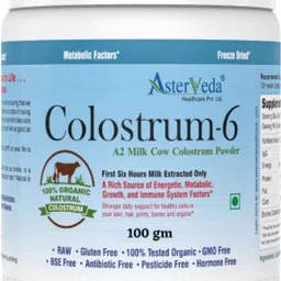 asterveda Cow Colostrum Powder Organic Gir Cow A2 Freeze Dried Balanced Health Supplement-picture-10